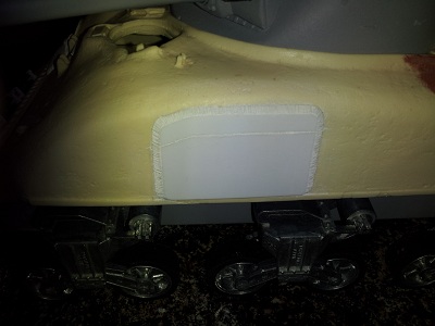 Left side armor add on