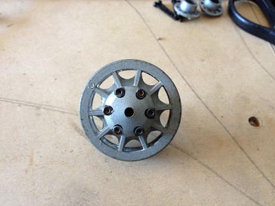 Material Removed, Bearings and Bolts Added