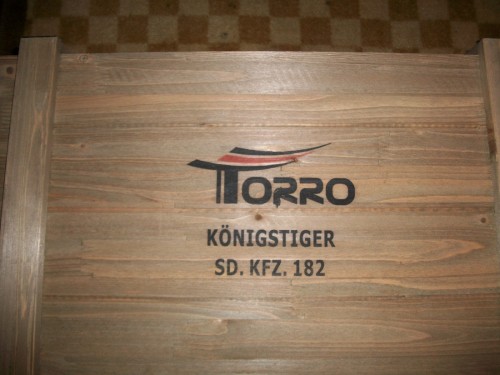 Torro Crate stenciling