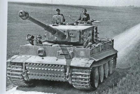 Tiger 323 of schwere SS-Panzer-Abteilung 101 during training exercises near Amiens May 44.jpg