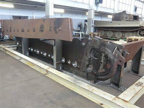 Two Tiger tanks restoration in Germany by the company Hoebig.jpg