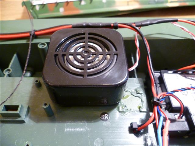 Taigen speaker in place.