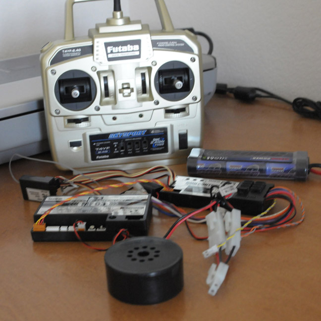 Converted to Tamiya Pershing Electronics and Tamiya 380 motors.