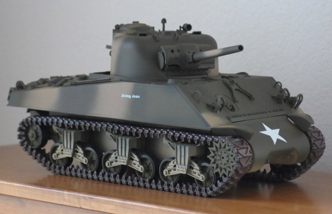 Uses Nick's resin Sherman 75mm mantlet and scale barrel kit: ndaguilar@grandecom.net