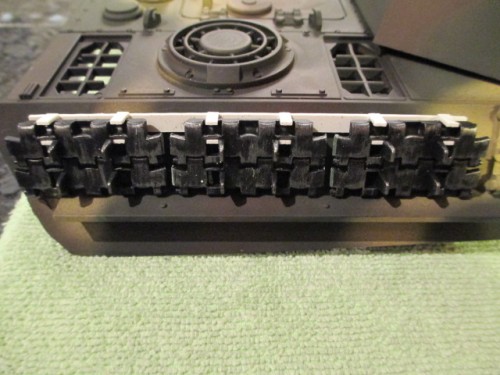 Assembled plastic track holders and modded track