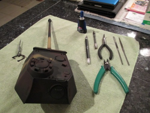 Tools used to repair tonight's damages rather than model much