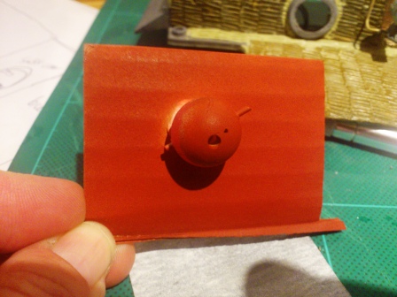 I took the opportunity to respray by home made kugelblende the appropriate shade of red primer.jpg