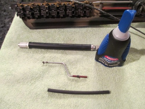 Shrink tubing and Crank Handle
