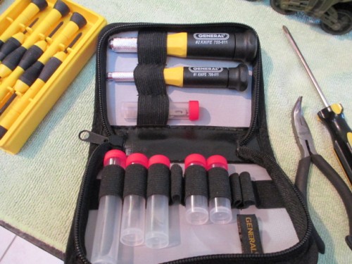 I have some new tools for plastic working and gave them a try