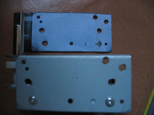 This is the 'photocopy' on the floor and the  'real' gearbox resting on its motor....They are of course the same size...