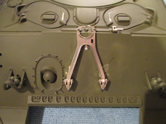 Test fitment for drilling the longer armed late glacis version of the lock