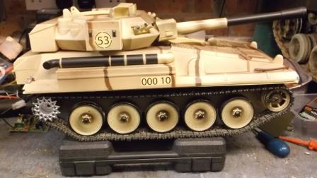 An R/C conversion for my 7 year old son.