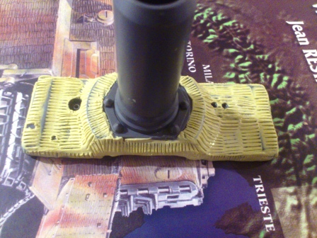 The finished Tamiya mantlet after the Milliput had been left to dry over night.jpg