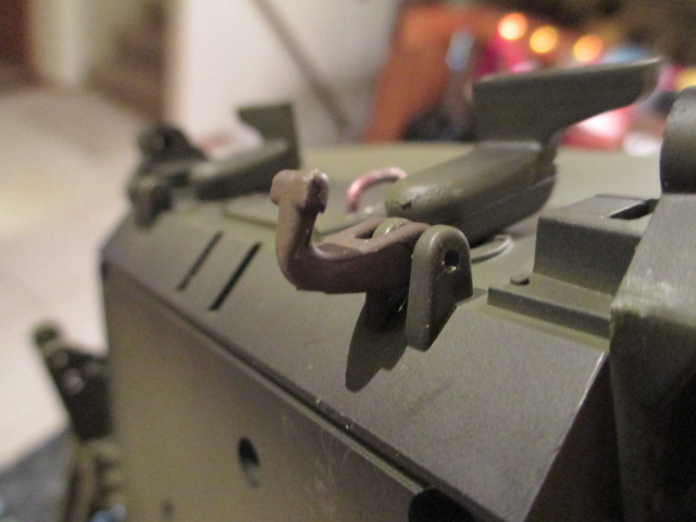 Test fitment of the rear tow hook is a success