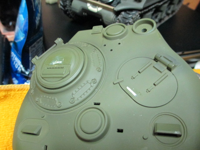 Drill and file and putty work would be needed