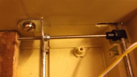 Track tensioning system using a 3mm threaded rod and a suspension part from an RC car. You will need to cut a slot in the hull to allow the axle to slide back and forth etc.