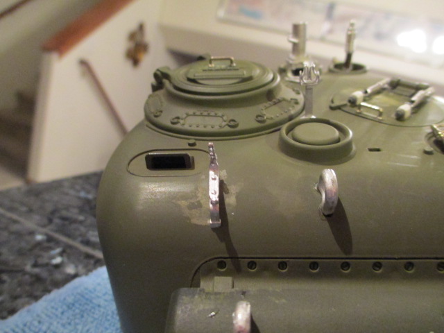 Commander's sight drilled for use