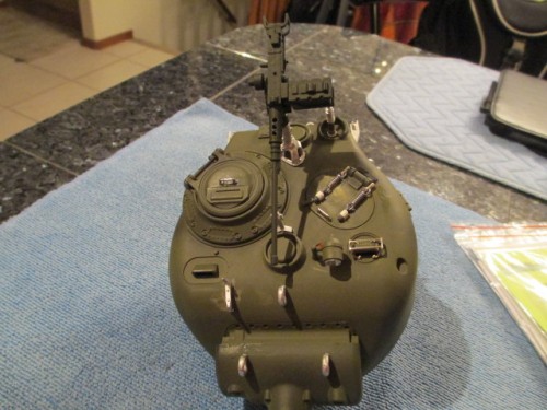Test fitment of the .50 cal
