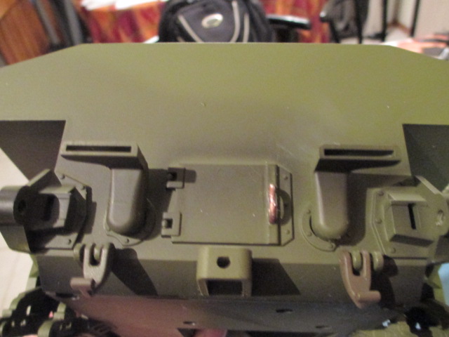 Added tow shackles to the rear
