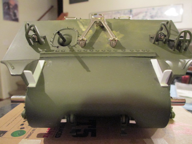 Bow shot of the plank storage frame