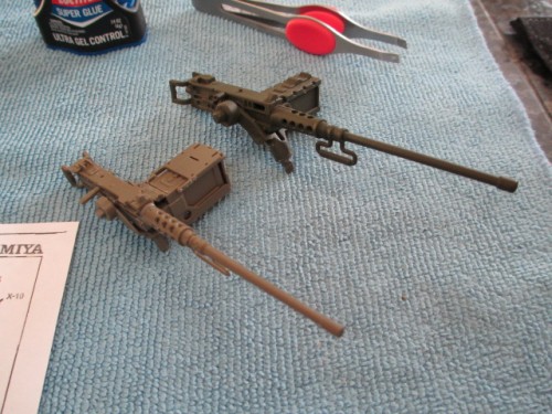 Tamiya .50cal next to the Mato .50cal