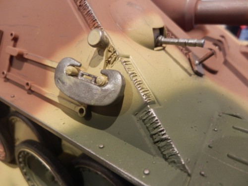 paint wear on the interlocking plates