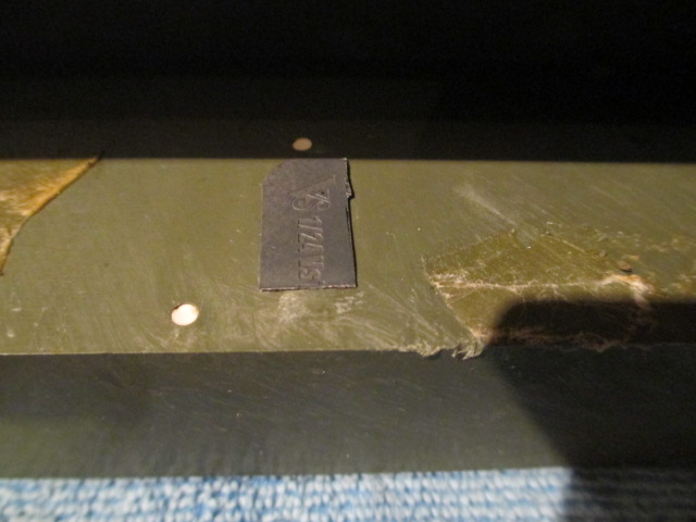 Hull side switch hole recovered with thin brass sprue