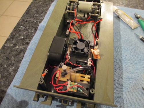 Electronics installed with switches laying in their rough locations