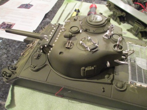 Turret back in place and easy to rotate