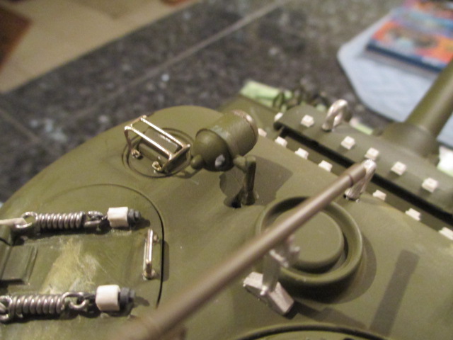 Searchlight housing with led and plug removed