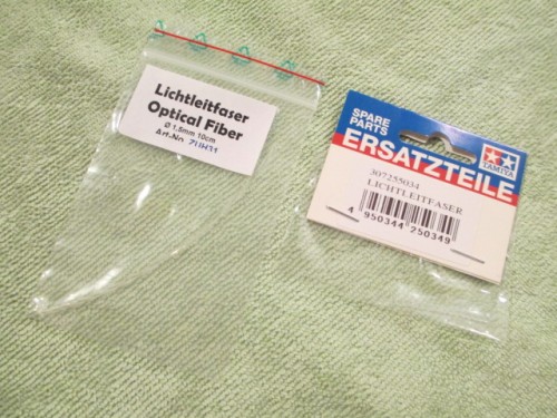 Tank Modelbau and Tamiya brand optical fibers