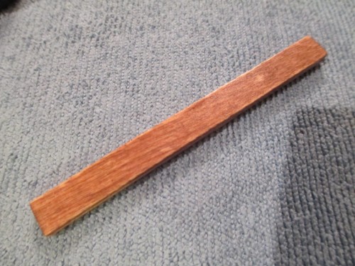 Nothing says scale model like real wood