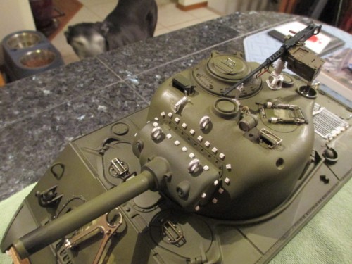 Sherman complete with blinking greyhound