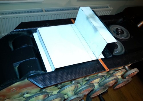 a test fit of the alminium version before riveting