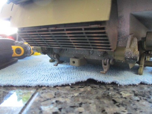 Idler details glued on