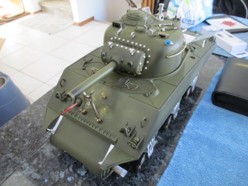 Tank ready for primer and paint