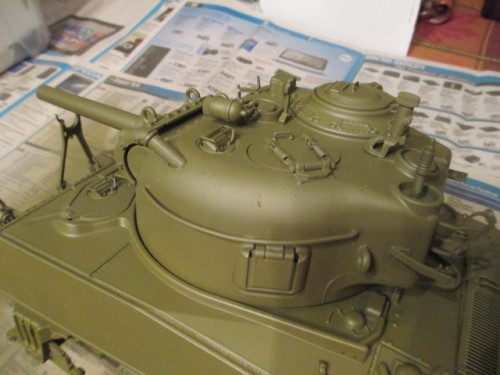 Initial coat of Olive Drab