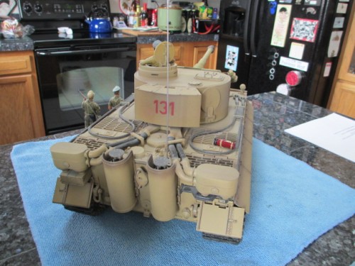 A good shot showing the detail HL put into these tanks.  Only the antenna and fire extinguisher were mine to add.