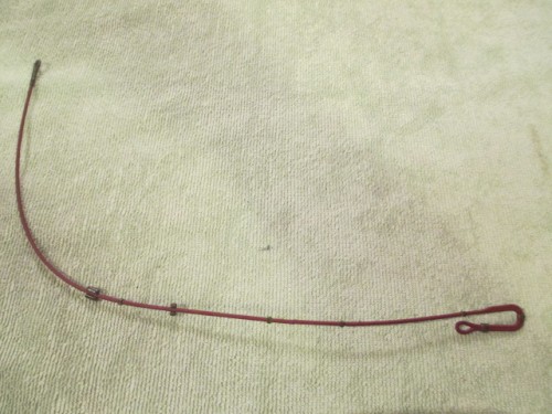 Detailed and repaired tow cable