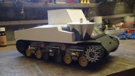 upper fitted to lower to get correct crane base level