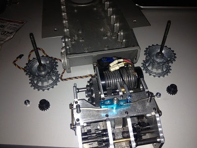 cartridge unit and axles