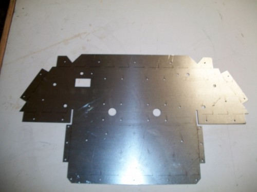 Rear Panel in the flat.