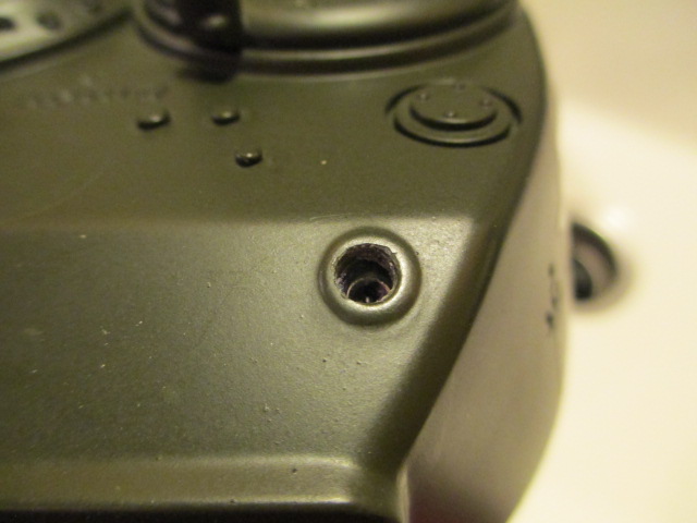 Drilled and barreled smoke grenade launcher   After I saw this picture, I sanded the shaft edges smooth