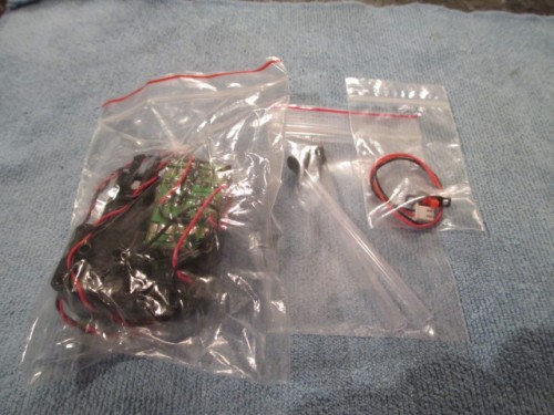 A proportional smoker, tubes and switch