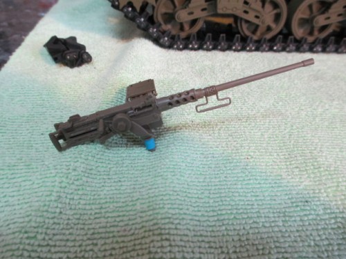 Shrink to fit tubing provides a sizing collar for the Taniya mg to Mato pintle mount