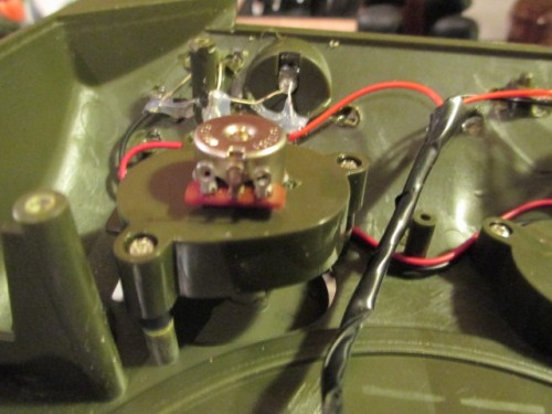 Sound pot installed and ready for wiring