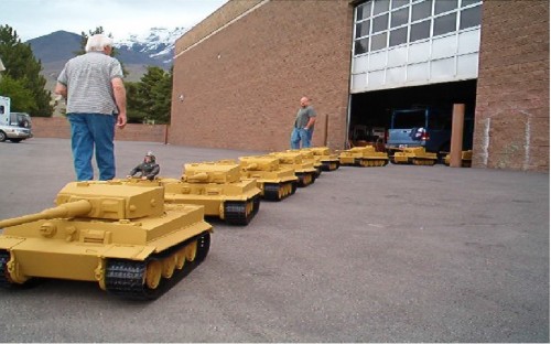 Randy lined up the entire first production run for this once in a lifetime photo.