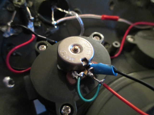 Sound pot wired and soldered