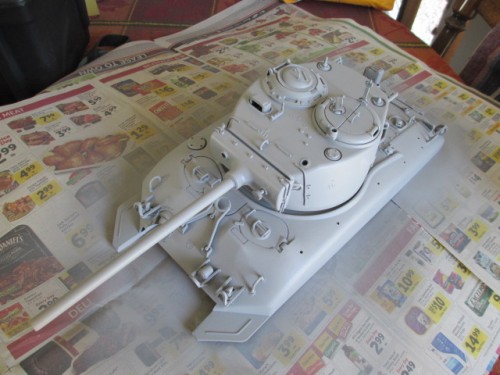 Initial Tamiya primer coat