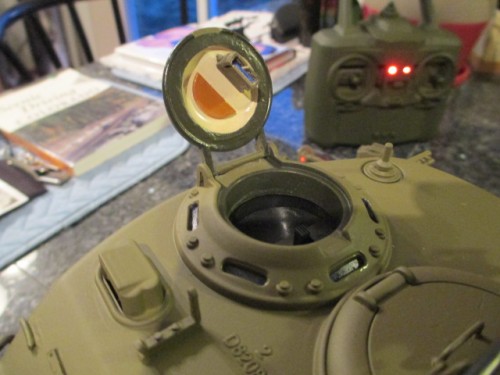 Commander's hatch detail